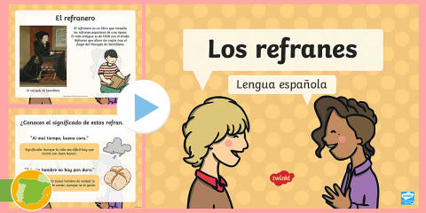Tarjetas: Refranes