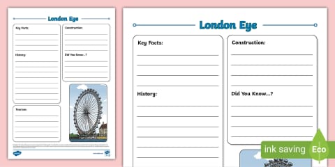 Fact File Example London London Landmarks Fact File Template