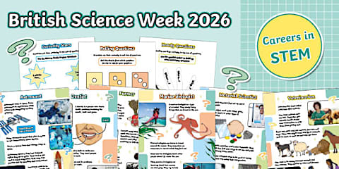 British Science Week 2026 (Curiosity: what’s your question?) KS1 Timetable