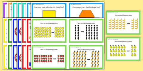 Year 2 Maths Pattern Challenge Cards