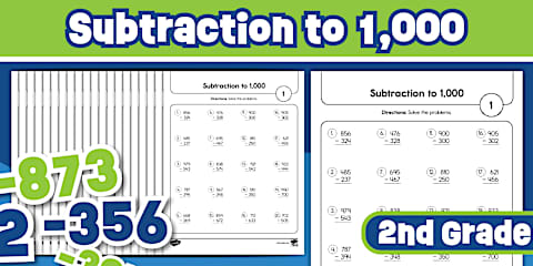 3-Digit Addition Word Problems Worksheet for 2nd-3rd Grade
