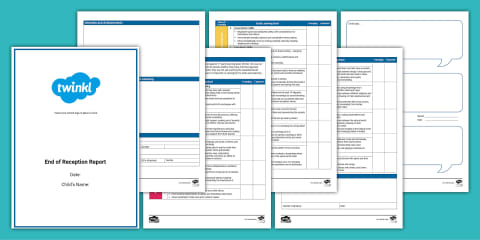 EYFS Ages 3-4 Report Writing Templates and Bank of Statements Resource Pack