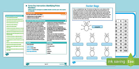 Year 5 Maths Same-Day Intervention Plan: Finding Missing Numbers