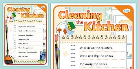 Kitchen Utensils Matching Worksheet
