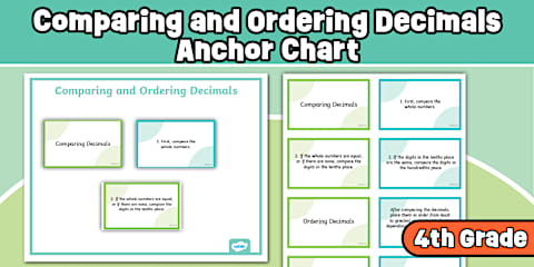 Fourth Grade Comparing Decimals to the Hundredths Place PowerPoint ...