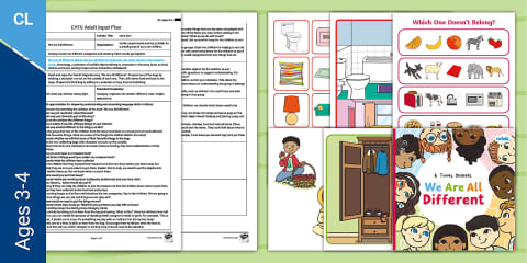 EYFS PSED Up and off We Go Adult Input Plan and Resource Pack
