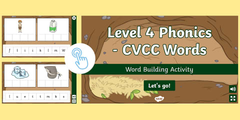 EYFS Find the CVCC Word Interactive Game