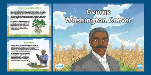 George Washington Carver Adapted Reading Comprehension Worksheet for ...