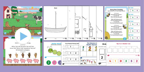 EYFS Nursery Maths Activity Packs: Dinosaurs