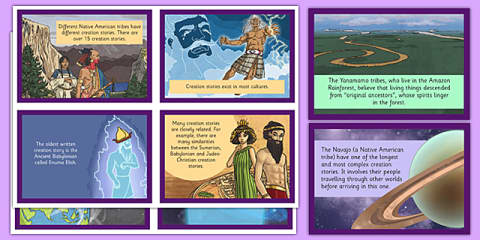 Creation Stories Fact File Template
