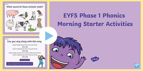 Teacher Aide Phase 1 Phonics Activity Pack