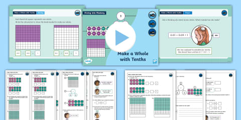 Year 4 Diving into Mastery: Step 2 Make a Whole with Hundredths ...