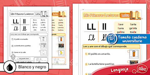 Cuadernillo: Mi libro de la letra Ll