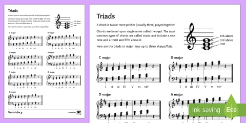 Triad Composing Task Introduction to Intervals and Triads