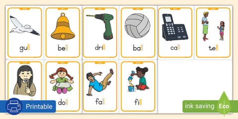 Grade 2 Phonics: -ss Flashcards