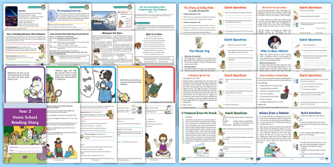 KS1 Extreme Earth: Focused Reading Skills Comprehension Pack