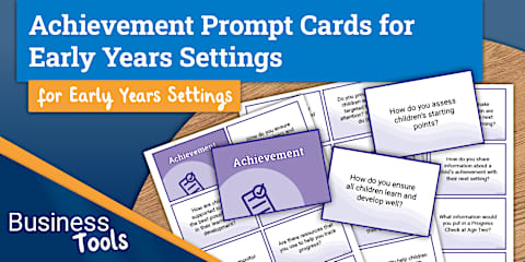 Ofsted Questions Prompt Cards Pack for Early Years Settings