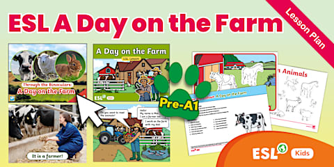 ESL Farm Animals Lesson Plan [Kids, A1]