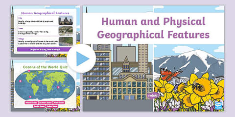Physical and Human Geography Sorting Activity