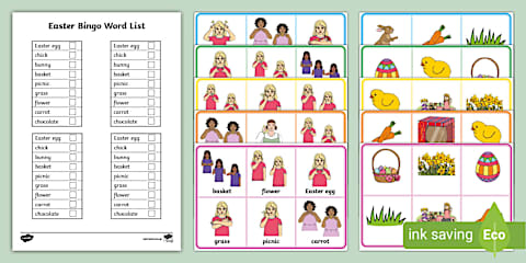 Auslan Marine Animals Bingo Game