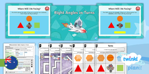 Year 3 Measurement: Identifying Right Angles Lesson 1