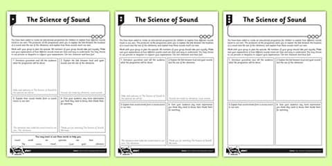 Sound Labelling Questions Parts of a Sound Wave Labelling Activity