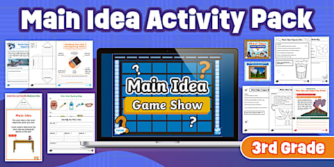 Fifth Grade Nonfiction Main Idea and Details PowerPoint & Google Slides
