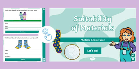 Year 2 Properties of Materials Anagram Activity Game