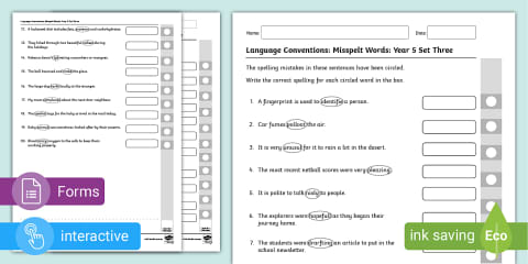 Year 5 NAPLAN-Style Interactive PDF Numeracy Example Tests - Set 3
