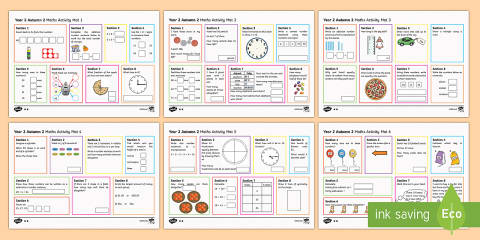 Year 3 Autumn 2 Maths Activity Mats