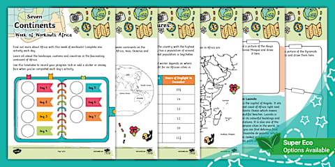 Human and Physical Features of Africa Sorting Cards