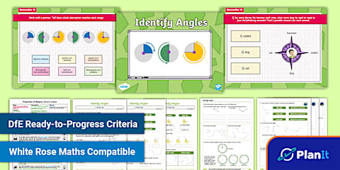 Plane Math 4 PlanIt Maths Year 4 Geometry Position and Direction Home Learning ...