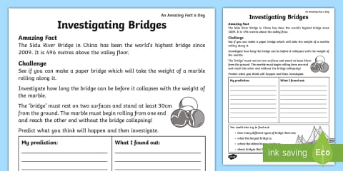 Types of Bridges Worksheet