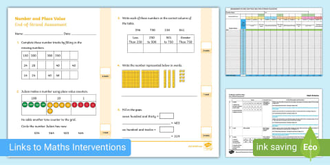 NPV3–5: Represent 3-Digit Numbers Using Zero as a Placeholder | Place ...