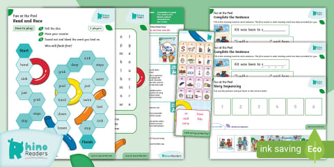 Level 4a Rhino Readers: The Big Trick Resource Pack