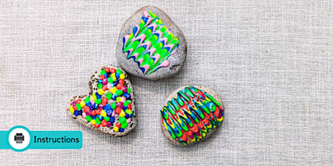 Pebble Art Worksheet