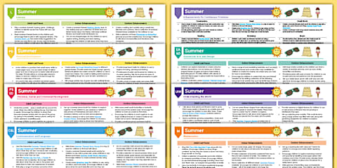 EYFS Summer Continuous Provision Planning Ideas (Ages 2-4)