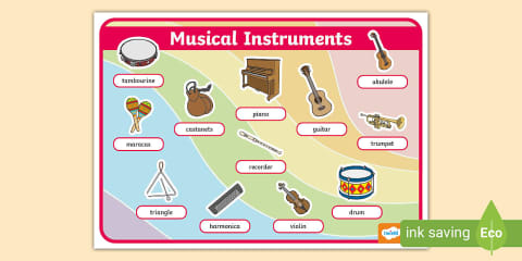 Musical Instrument Display Images