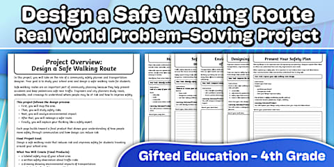 Fall Reading Enrichment Choice Board for Gifted Education