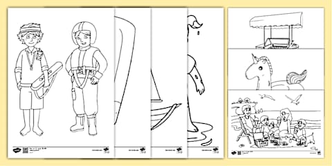My First Seaside Colouring Pack
