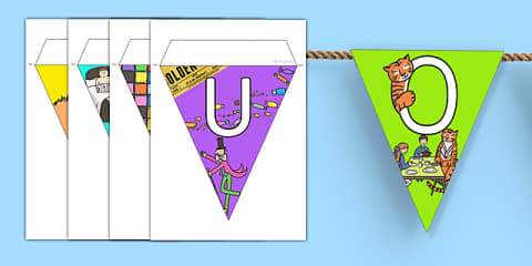 Library Banting's Library Themed Bunting