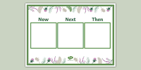 Scottish Botanical-Themed There Are _ Children in Class Today Editable ...
