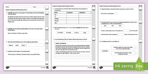 Grade 3 Phonics - Term 2 - Termly Assessment - Activity Pack (CAPS Aligned)