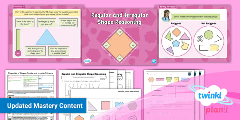 PlanIt Maths Year 5 Properties of Shapes Lesson Pack 9: 3D Shape Reasoning