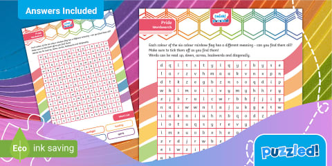 LGBTQ+ Pride Pixel Art Colouring Puzzle Pack