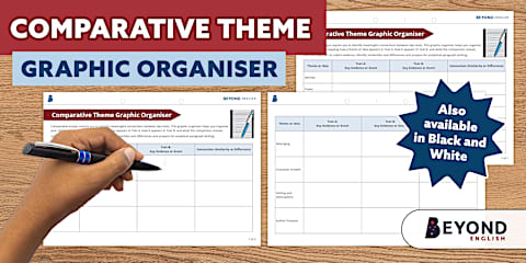 Research Notes Graphic Organizer for 6th-8th Grade