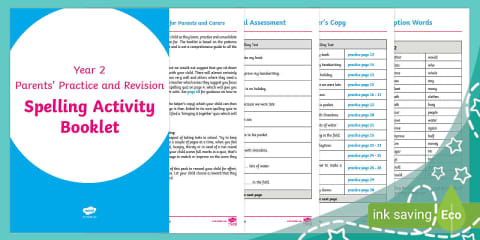 SATs Year 2 Parents' English Practice and Revision Activity Pack