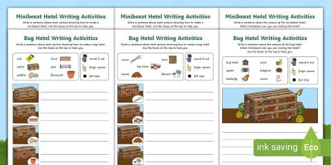 Design a Bug Hotel Worksheet