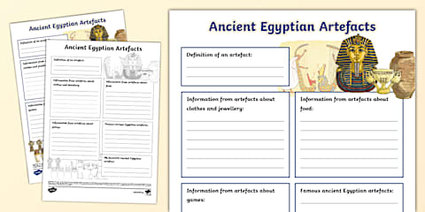 Ancient Egypt Fact File Template