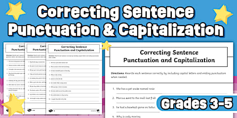 Sentence Building With Photos Activity for 3rd-5th Grade